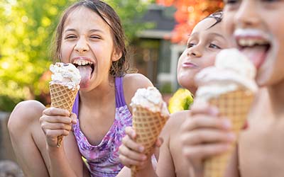 Make your own ice cream this school holidays!